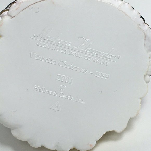 Hallmark Keepsake Ornament Victorian Christmas Madame Alexander Red 2001 Vintage - Picture 8 of 12